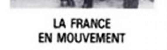 JEAN BOUVIER La France en mouvement