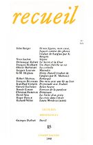 Revue Recueil – n°15 (1990)