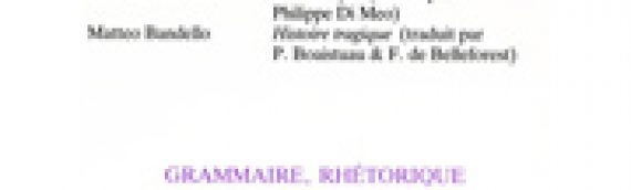 Revue Recueil – n°6 – Grammaire, rhétorique (1987)