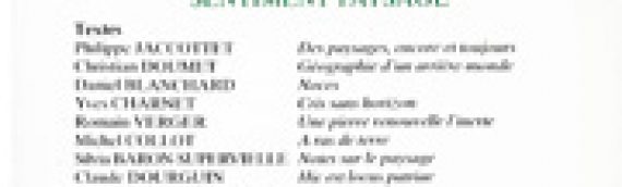 Le Nouveau Recueil – n°36 – Sentiment paysage