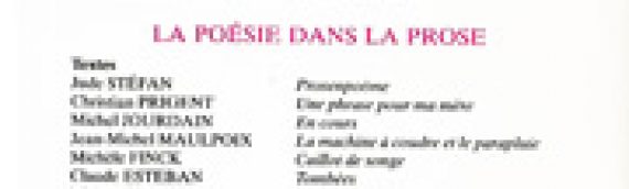 Le Nouveau Recueil – n°39 – La poésie dans la prose