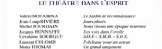Le Nouveau Recueil – n°43 – Le théâtre dans l’esprit