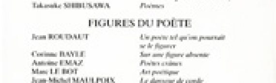 Le Nouveau Recueil – n°46 – Figures du poète