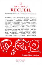 Le Nouveau Recueil – n°50 – Numéro anniversaire – mars/juin 1999