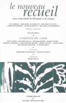 Le Nouveau Recueil – n°65 – Courriers du coeur – décembre 2002/février 2003