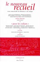 Le Nouveau Recueil – n°70 – Pour les enfants – mars/mai 2004