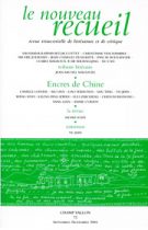 Le Nouveau Recueil – n°72 – Encres de Chine – septembre/novembre 2004