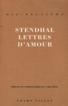 Lettres d'amour – Stendhal 1991