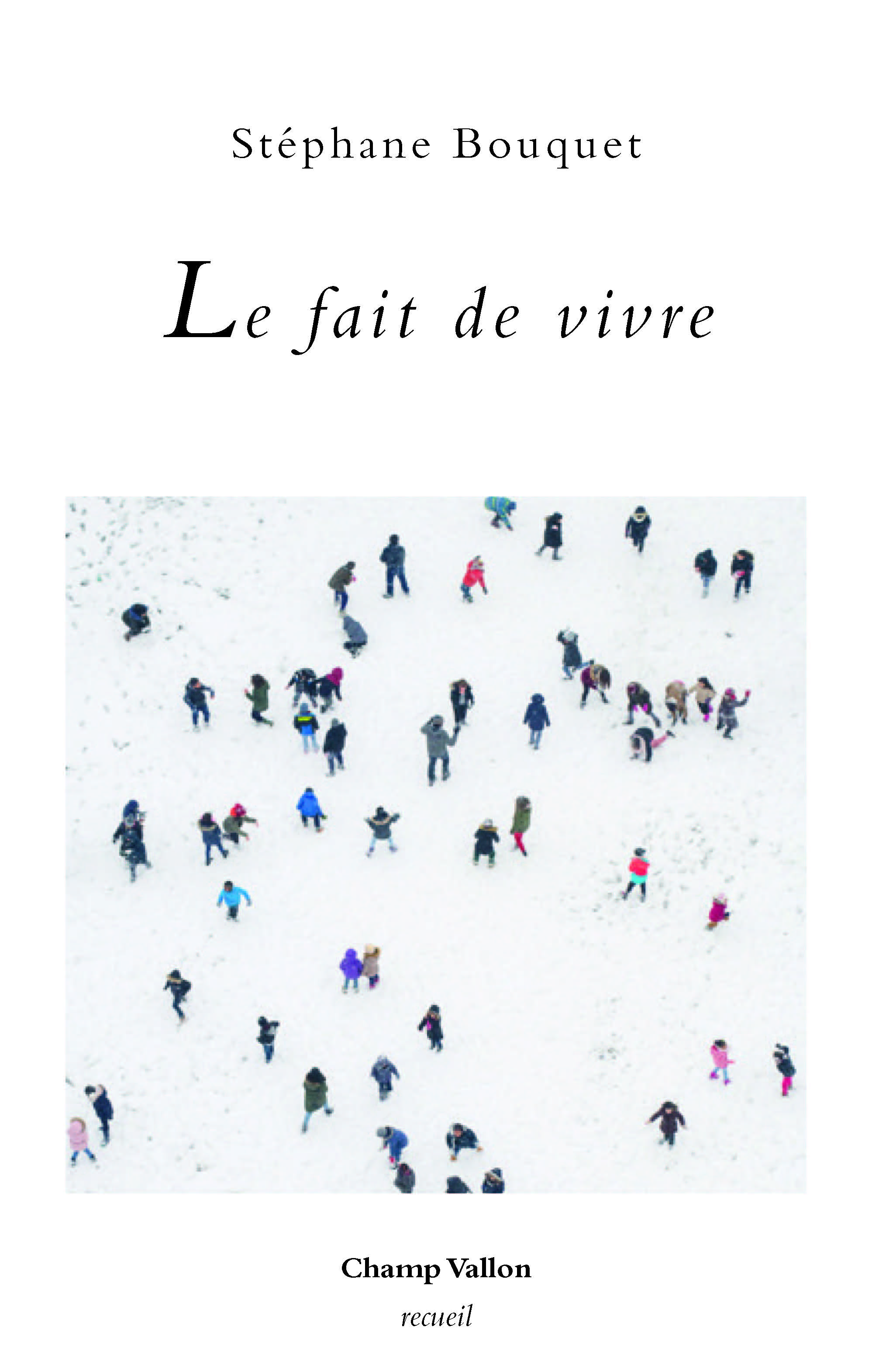 Couv Le fait de vivre