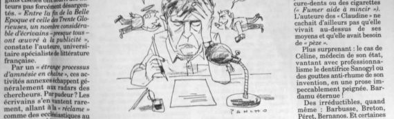 Gens de lettres, fils de pub (Le Canard enchaîné)