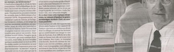 LIBÉRATION Entretien avec Jean-Benoît Puech Février 2023