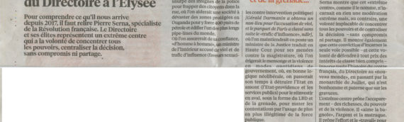 L’extrême centre, du Directoire à l’Elysée