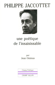 Philippe Jaccottet – Jean Onimus 1982