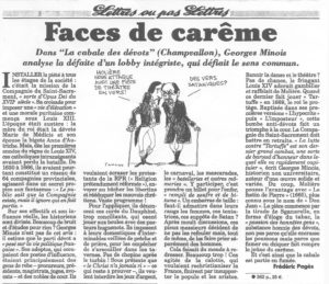 La Cabale des dévots Canard Enchaïné